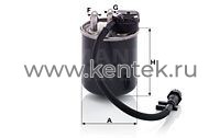 топливный фильтр MANN-FILTER WK820/18 MANN-FILTER  - фото, характеристики, описание.