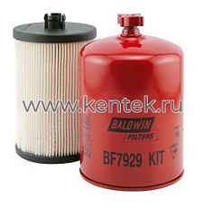 набор из 2х топливных фильтров Baldwin BF7929-KIT Baldwin  - фото, характеристики, описание.