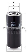 масляный фильтр MANN-FILTER WD962 MANN-FILTER  - фото, характеристики, описание.