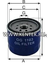 Фильтр масляный двигателя GOODWILL OG 1103 GOODWILL  - фото, характеристики, описание.
