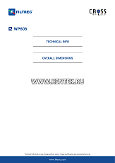 гидравлический фильтр элемент FILTREC WP606 FILTREC  - фото, характеристики, описание.