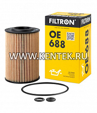 фильтрующий элемент масляного фильтра ECO (с пластиковыми крышками) FILTRON OE688/3 FILTRON  - фото, характеристики, описание.