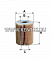фильтрующий элемент масляного фильтра ECO (с пластиковыми крышками) FILTRON OE685/2