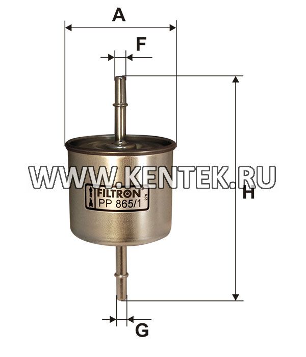 топливный фильтр коробочного типа FILTRON PP865/1 FILTRON  - фото, характеристики, описание.