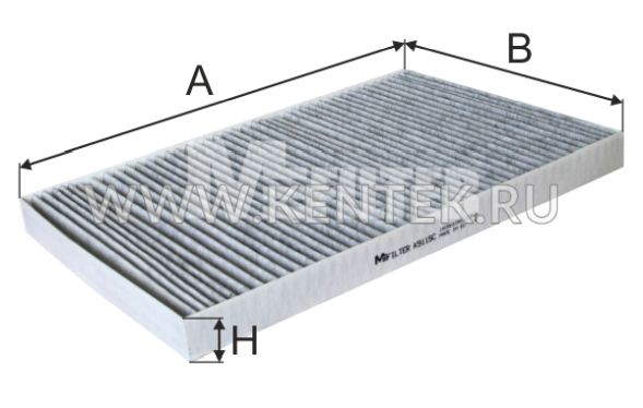 Фильтр салонный MFILTER K9115C M-FILTER  - фото, характеристики, описание.