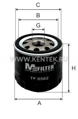 Фильтр масляный M-FILTER TF6562 M-FILTER  - фото, характеристики, описание.