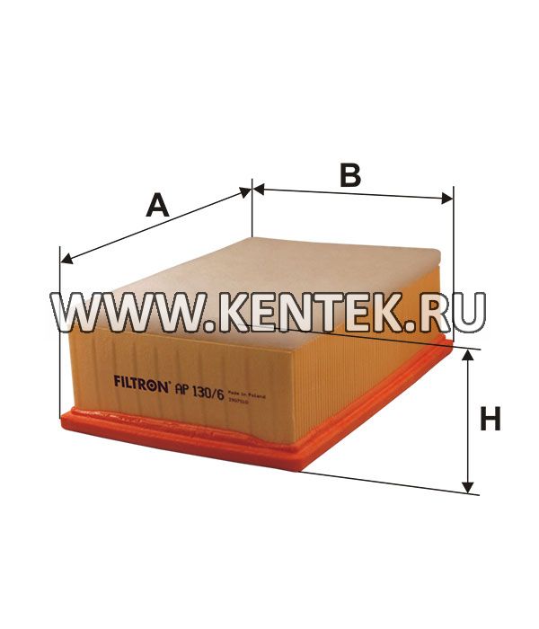 панельный воздушный фильтр FILTRON AP130/6 FILTRON  - фото, характеристики, описание.