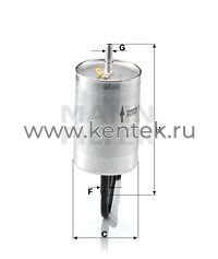 топливный фильтр MANN-FILTER WK832 MANN-FILTER  - фото, характеристики, описание.