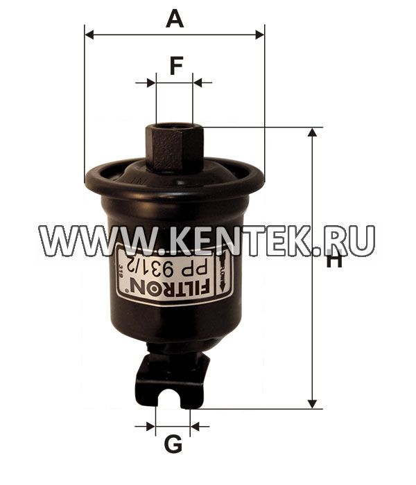 топливный фильтр коробочного типа FILTRON PP931/2 FILTRON  - фото, характеристики, описание.