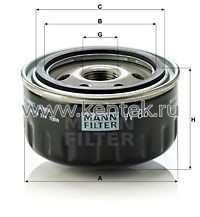 масляный фильтр MANN-FILTER W85 MANN-FILTER  - фото, характеристики, описание.