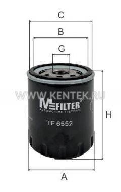 Фильтр масляный M-FILTER TF6552 M-FILTER  - фото, характеристики, описание.