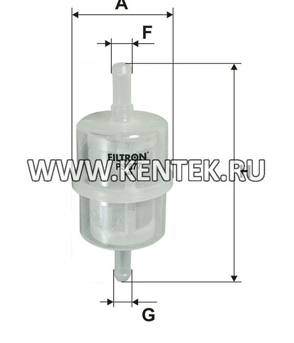 фильтрующий элемент топливного фильтра с пластиковым корпусом FILTRON PS877 FILTRON  - фото, характеристики, описание.