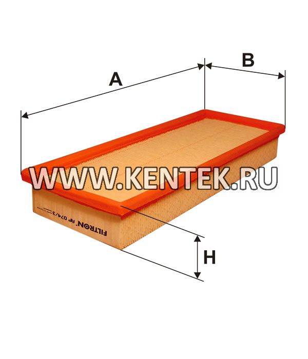 панельный воздушный фильтр FILTRON AP074/3 FILTRON  - фото, характеристики, описание.