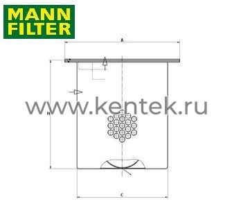 сепаратор воздух-масло MANN-FILTER LE47001x MANN-FILTER  - фото, характеристики, описание.