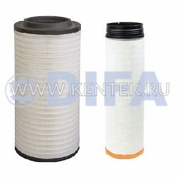 КОМПЛЕКТ ФИЛЬТРУЮЩИЙ ЭЛЕМЕНТ ОЧИСТКИ ВОЗДУХА DIFA 43163 + DIFA 43163-01 DIFA  - фото, характеристики, описание.