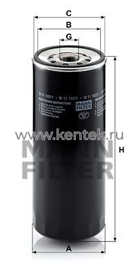 масляный фильтр MANN-FILTER W11102/1 MANN-FILTER  - фото, характеристики, описание.