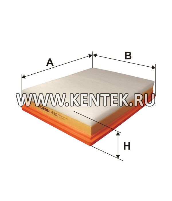 панельный воздушный фильтр FILTRON AP137/5 FILTRON  - фото, характеристики, описание.