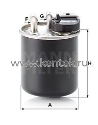 топливный фильтр MANN-FILTER WK820/16 MANN-FILTER  - фото, характеристики, описание.
