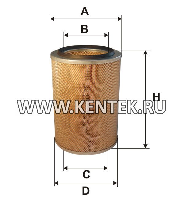 воздушный фильтр с металлическими крышками FILTRON AM400/1 FILTRON  - фото, характеристики, описание.