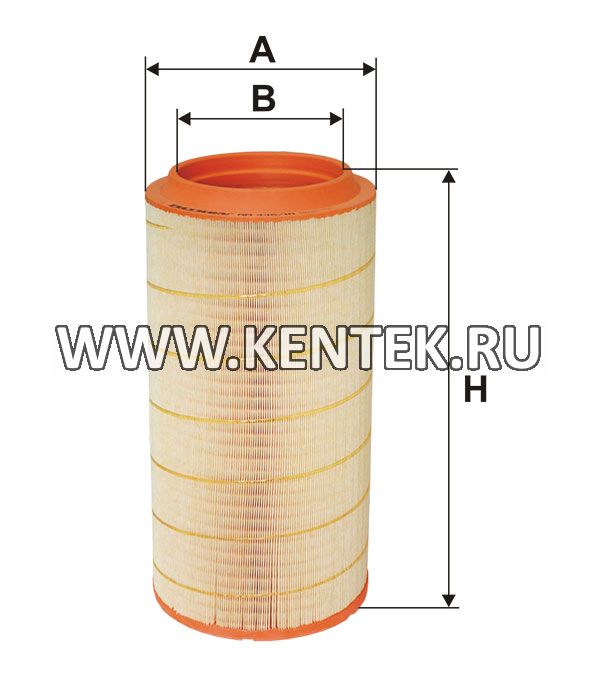 воздушный фильтр с металлическими крышками FILTRON AM446/10 FILTRON  - фото, характеристики, описание.