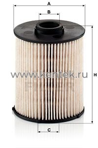 топливный фильтр без метал. частей MANN-FILTER PU839X MANN-FILTER  - фото, характеристики, описание.