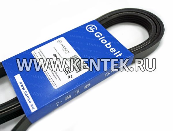 Ремень приводной поликлиновой усиленный GLOBELT 5PK690 GLOBELT  - фото, характеристики, описание.