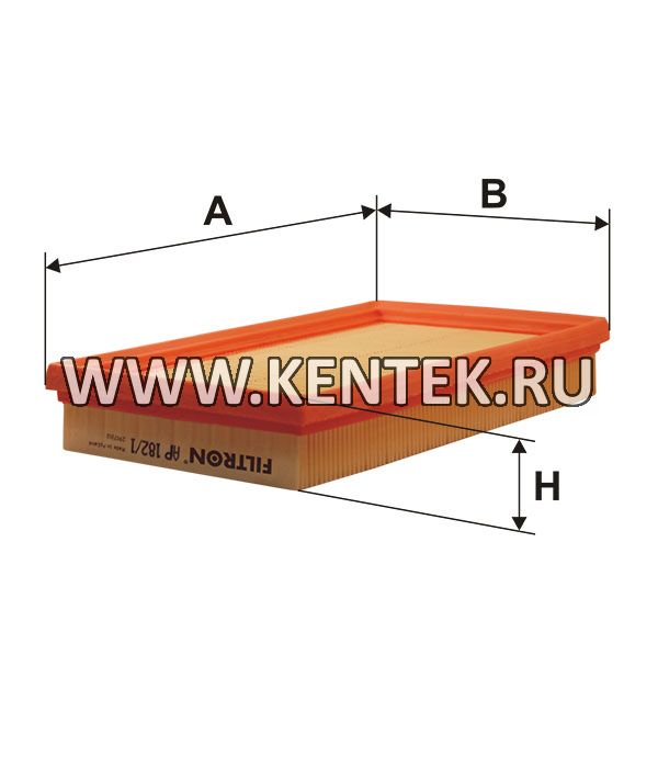 панельный воздушный фильтр FILTRON AP182/1 FILTRON  - фото, характеристики, описание.