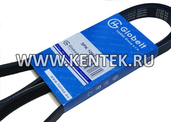 Ремень приводной поликлиновой усиленный GLOBELT 5PK1060 GLOBELT  - фото, характеристики, описание.