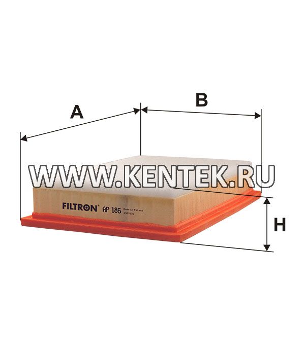 панельный воздушный фильтр FILTRON AP186 FILTRON  - фото, характеристики, описание.