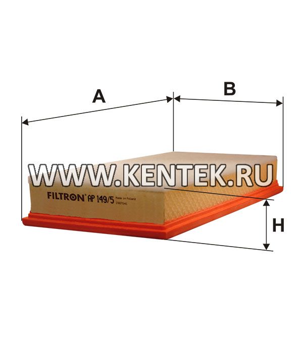 панельный воздушный фильтр FILTRON AP149/5 FILTRON  - фото, характеристики, описание.