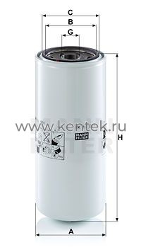 топливный фильтр MANN-FILTER WK14001 MANN-FILTER  - фото, характеристики, описание.