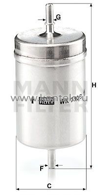 топливный фильтр MANN-FILTER WK730/3 MANN-FILTER  - фото, характеристики, описание.