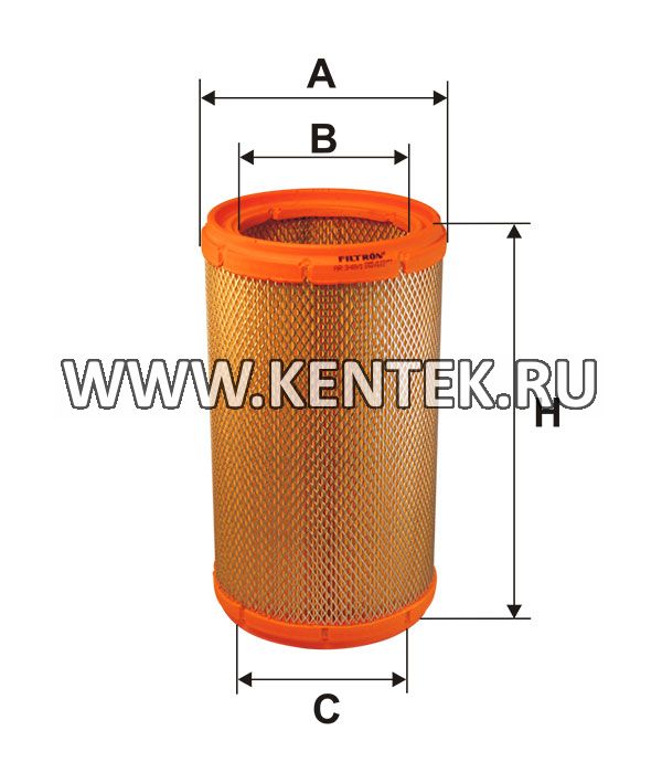 круглый воздушный фильтр FILTRON AR348/1 FILTRON  - фото, характеристики, описание.