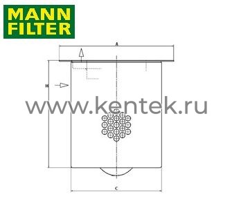 сепаратор воздух-масло MANN-FILTER LE57002x MANN-FILTER  - фото, характеристики, описание.