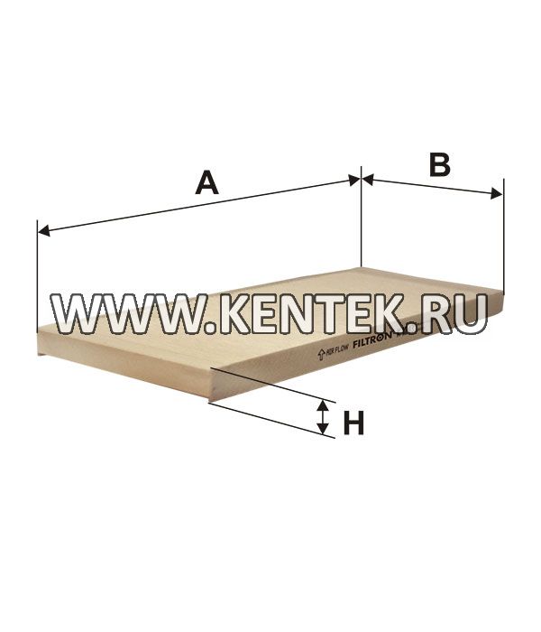 Салонный фильтр FILTRON K1243 FILTRON  - фото, характеристики, описание.