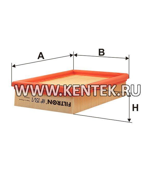 панельный воздушный фильтр FILTRON AP151/1 FILTRON  - фото, характеристики, описание.