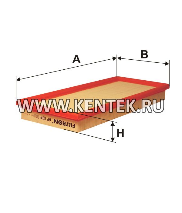 панельный воздушный фильтр FILTRON AP014 FILTRON  - фото, характеристики, описание.