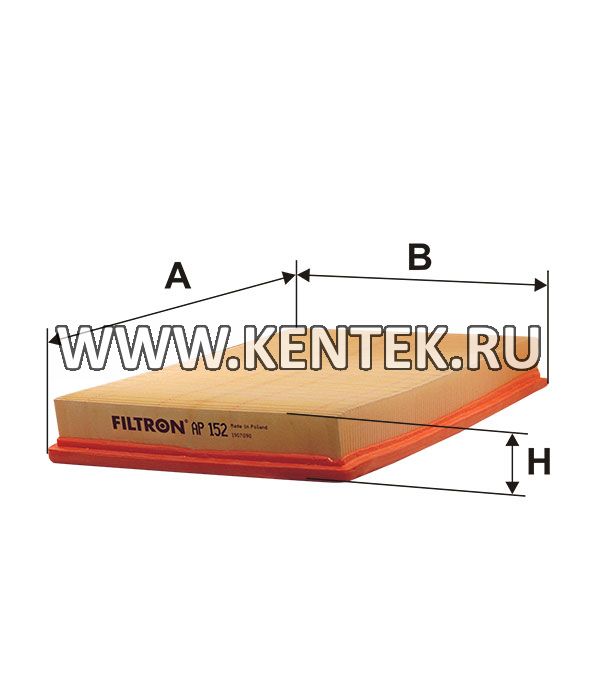 панельный воздушный фильтр FILTRON AP152 FILTRON  - фото, характеристики, описание.