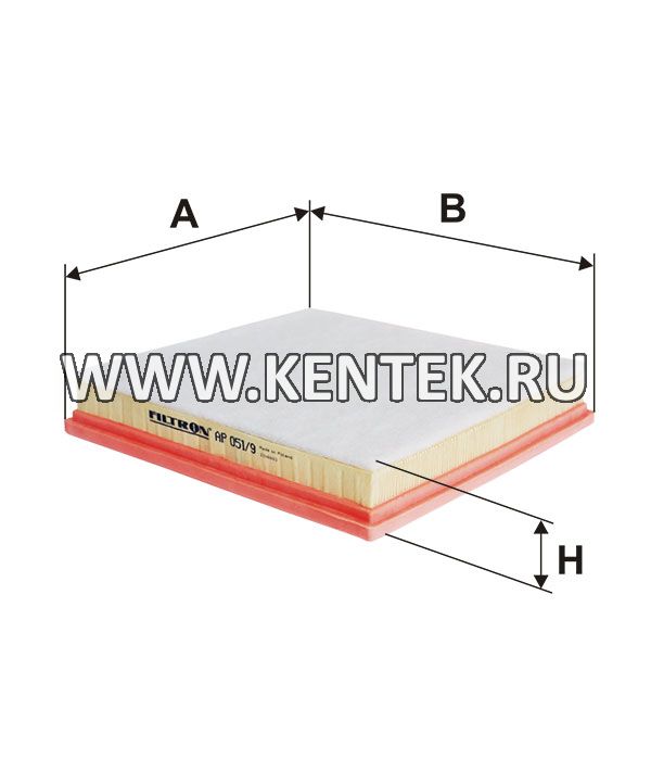 панельный воздушный фильтр FILTRON AP051/9 FILTRON  - фото, характеристики, описание.