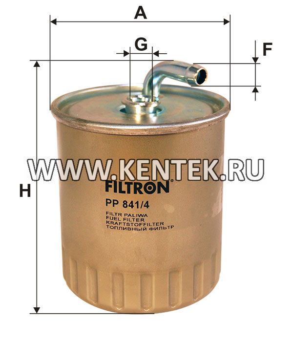 топливный фильтр коробочного типа FILTRON PP841/4 FILTRON  - фото, характеристики, описание.