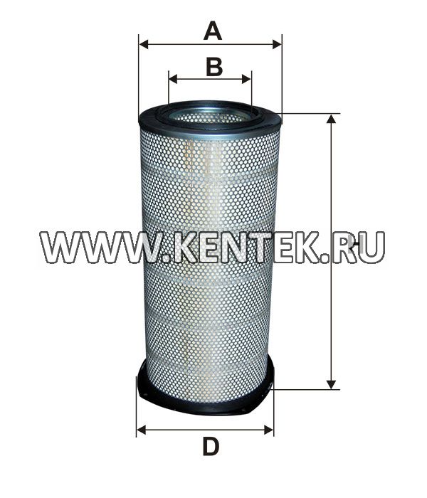 воздушный фильтр с металлическими крышками FILTRON AM442 FILTRON  - фото, характеристики, описание.