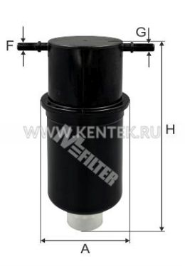 Фильтр топливный M-FILTER DF3590 M-FILTER  - фото, характеристики, описание.