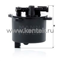 топливный фильтр MANN-FILTER WK12001 MANN-FILTER  - фото, характеристики, описание.