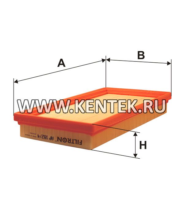 панельный воздушный фильтр FILTRON AP182/4 FILTRON  - фото, характеристики, описание.