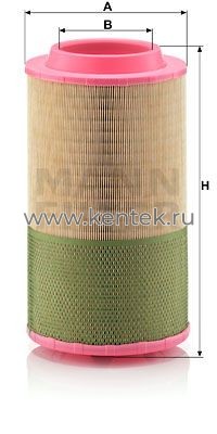 воздушный фильтр MANN-FILTER C23750 MANN-FILTER  - фото, характеристики, описание.