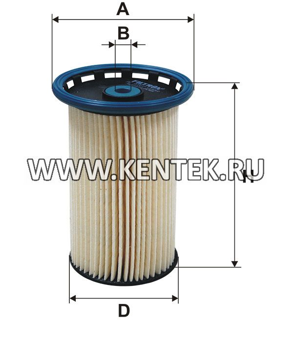 фильтрующий элемент топливного фильтра ECO (с пластиковыми крышками) FILTRON PE973/7 FILTRON  - фото, характеристики, описание.