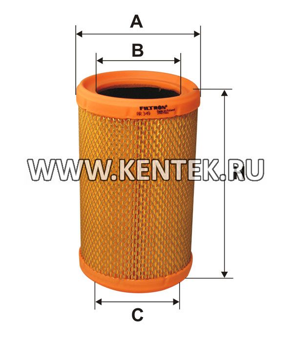 круглый воздушный фильтр FILTRON AR349 FILTRON  - фото, характеристики, описание.