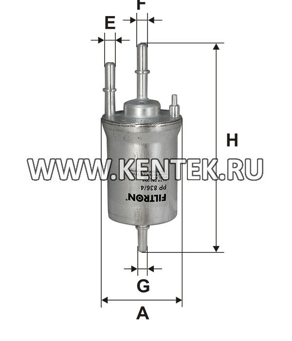 топливный фильтр коробочного типа FILTRON PP836/4 FILTRON  - фото, характеристики, описание.