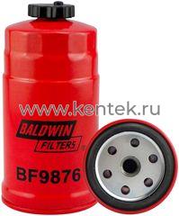 топливный фильтр, Spin-on (накручивающийся) / Drain Baldwin BF9876 Baldwin  - фото, характеристики, описание.