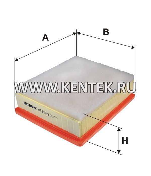 панельный воздушный фильтр FILTRON AP137/9 FILTRON  - фото, характеристики, описание.